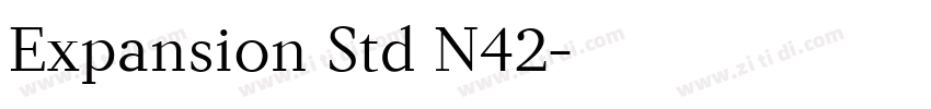 Expansion Std N42字体转换